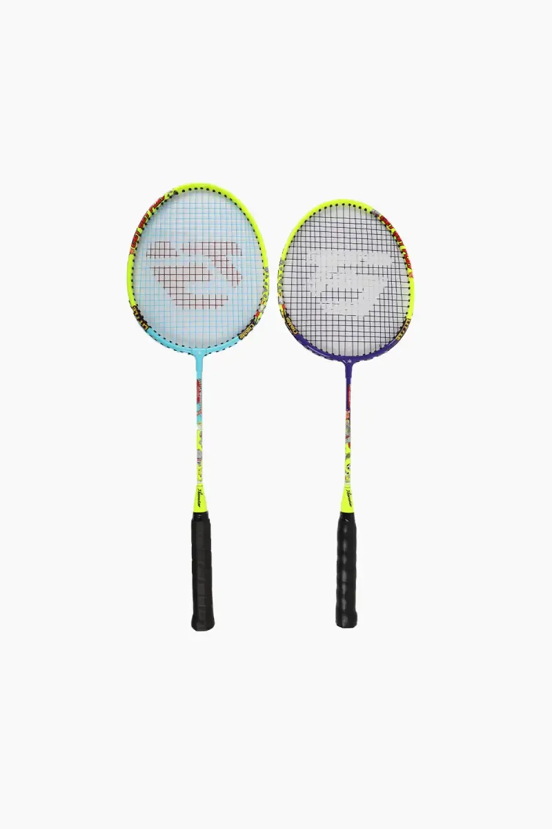 Little Champ Badminton Racquet with Cover - Pack Of 2 (Color May Vary)