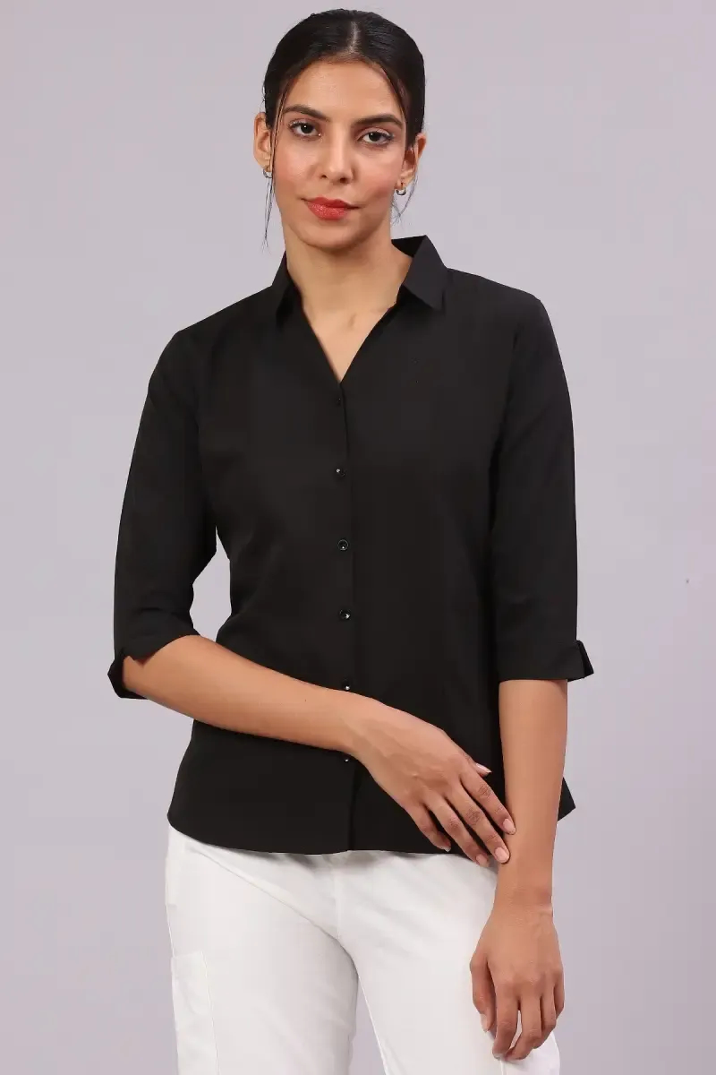 Georgette Solid Top for Women