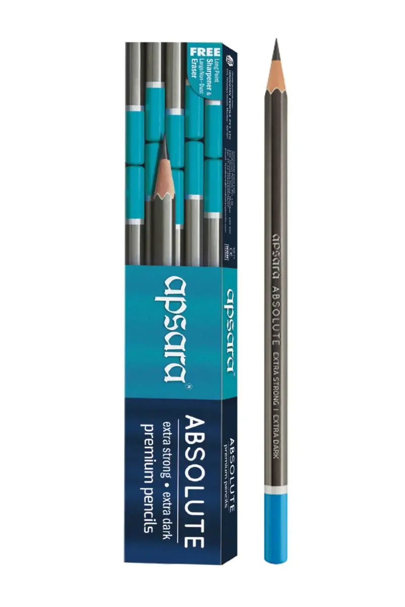 Apsara Absolute Pencil Box - 10pc