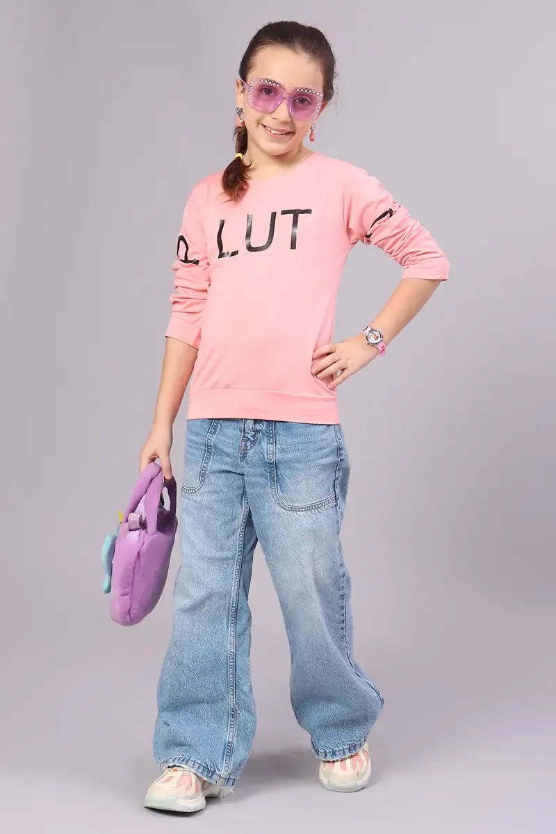 Cotton Blend Printed T-Shirt for Girl (3-16 Yrs)