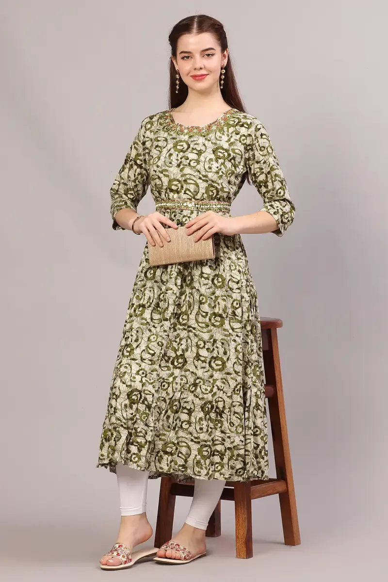 Cotton Printed Kurta for Women 