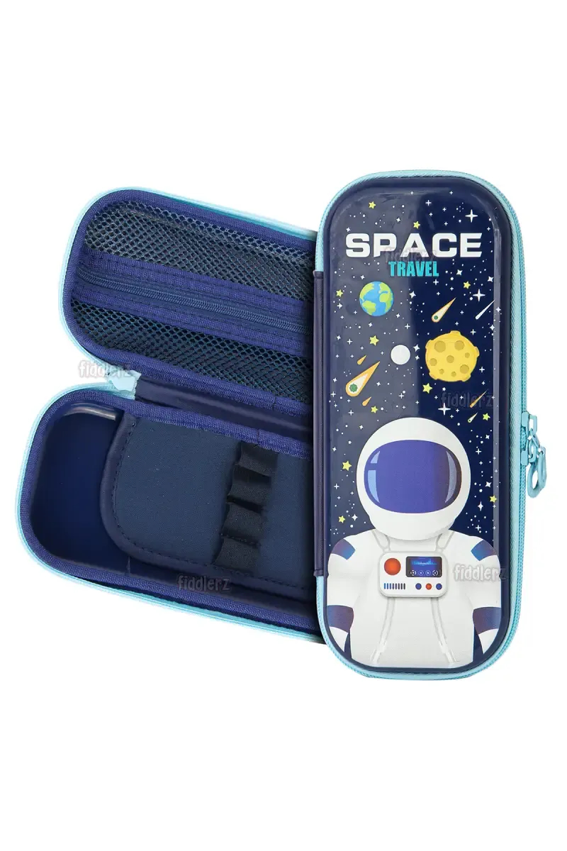 Space Themed EVA Foam Pencil Case - Pack of 1 (Colour May Vary)