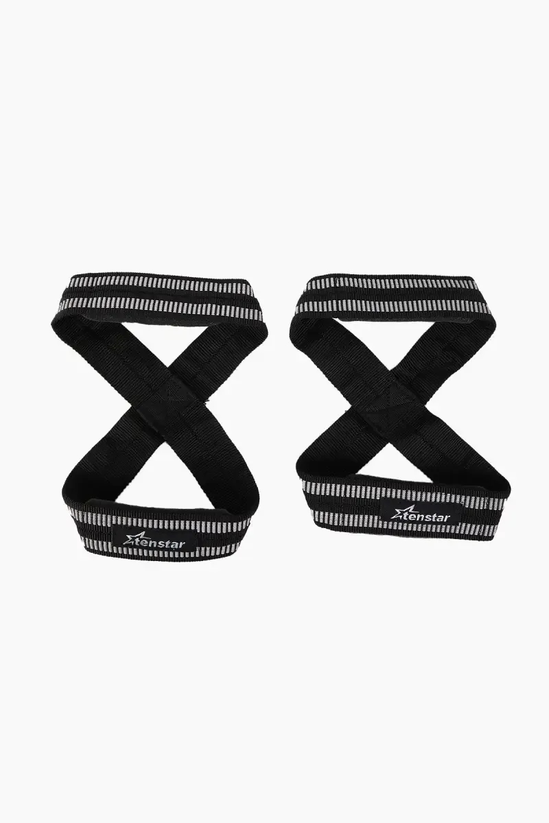 Professional Weight Lifting Hand Wrist Strap (Black)