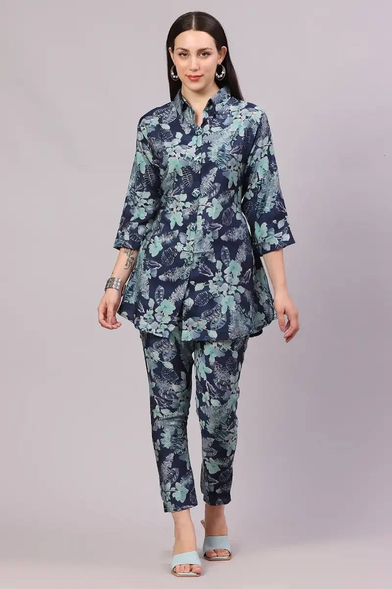 Polyester Printed Co-ord Set for Women