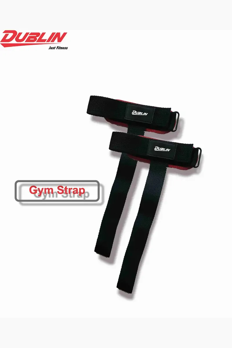 Dublin Wrist Support Lifting Strap (Black/Red)