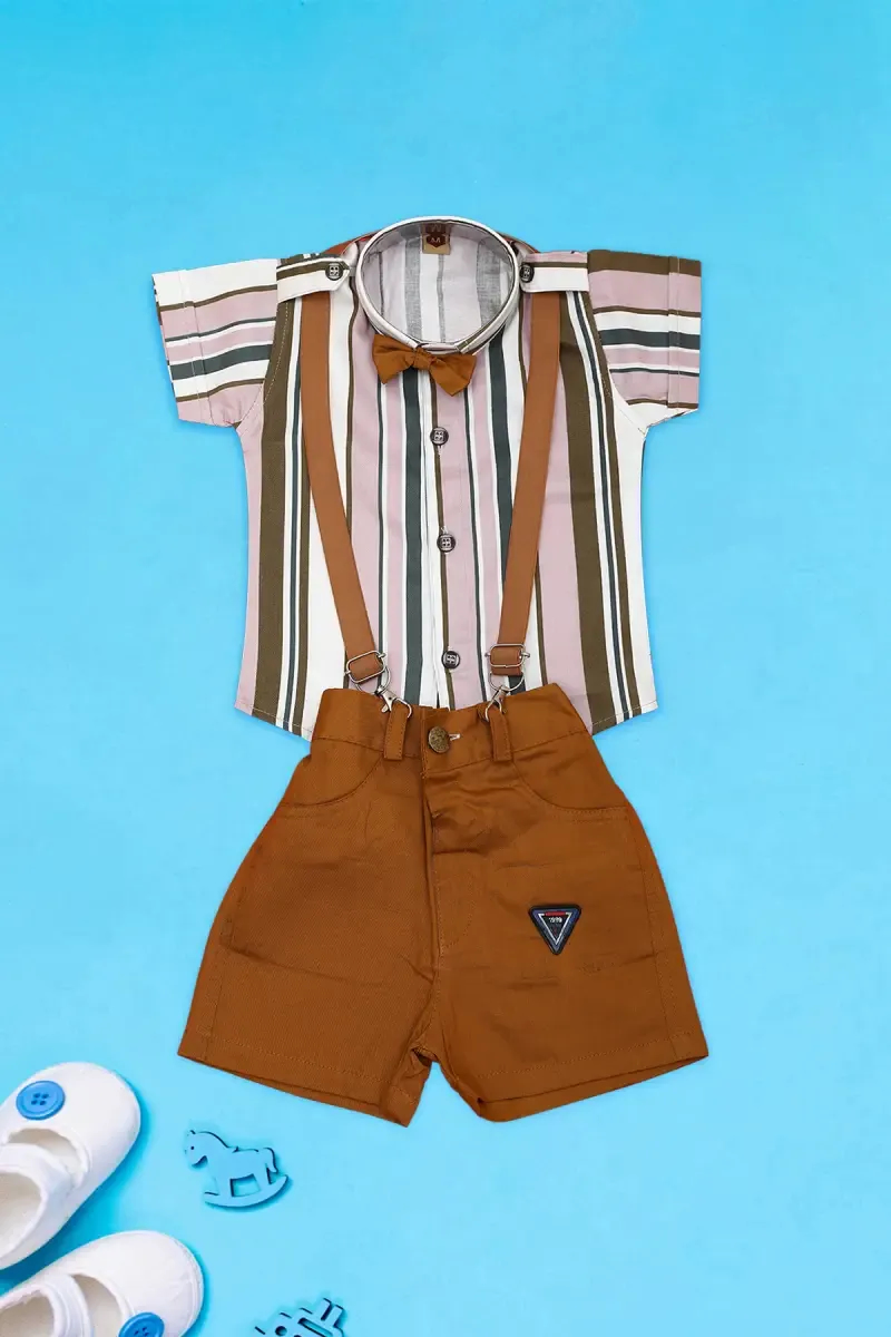 Baby Boy's Cotton Clothing Set (2-Pcs Set)