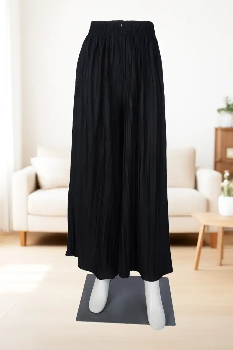 Polyester Solid Palazzos for Women 