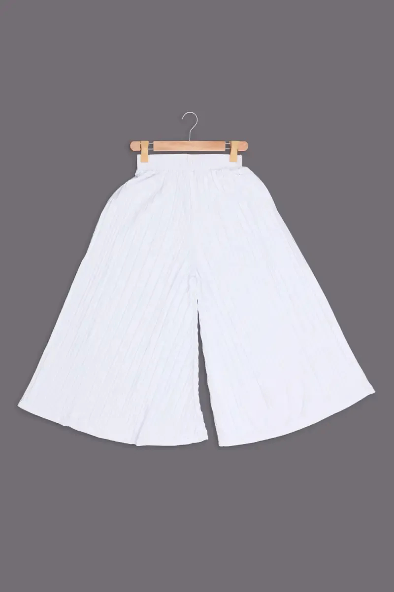 Polyester Solid Palazzos for Women 