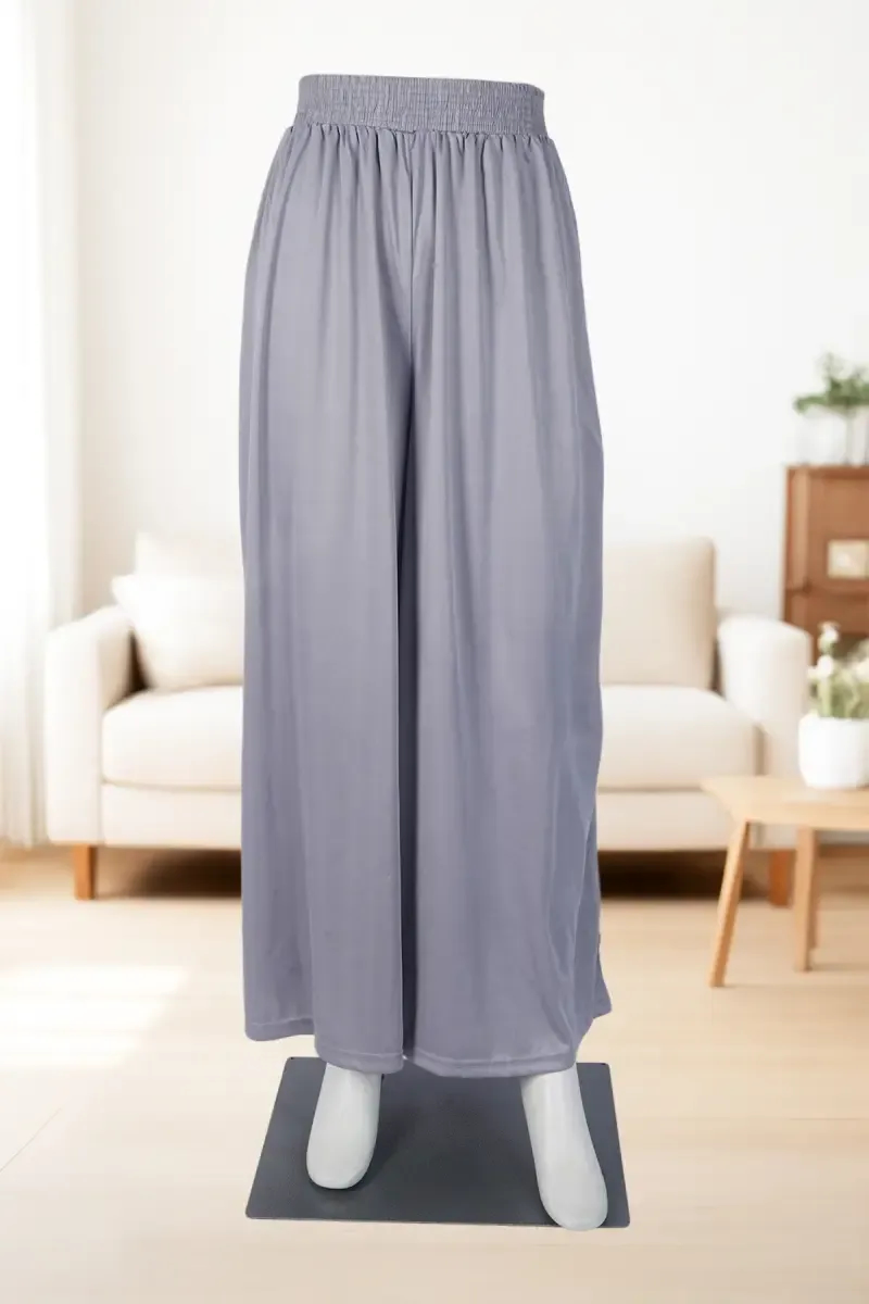 Lycra Solid Palazzos for Women 