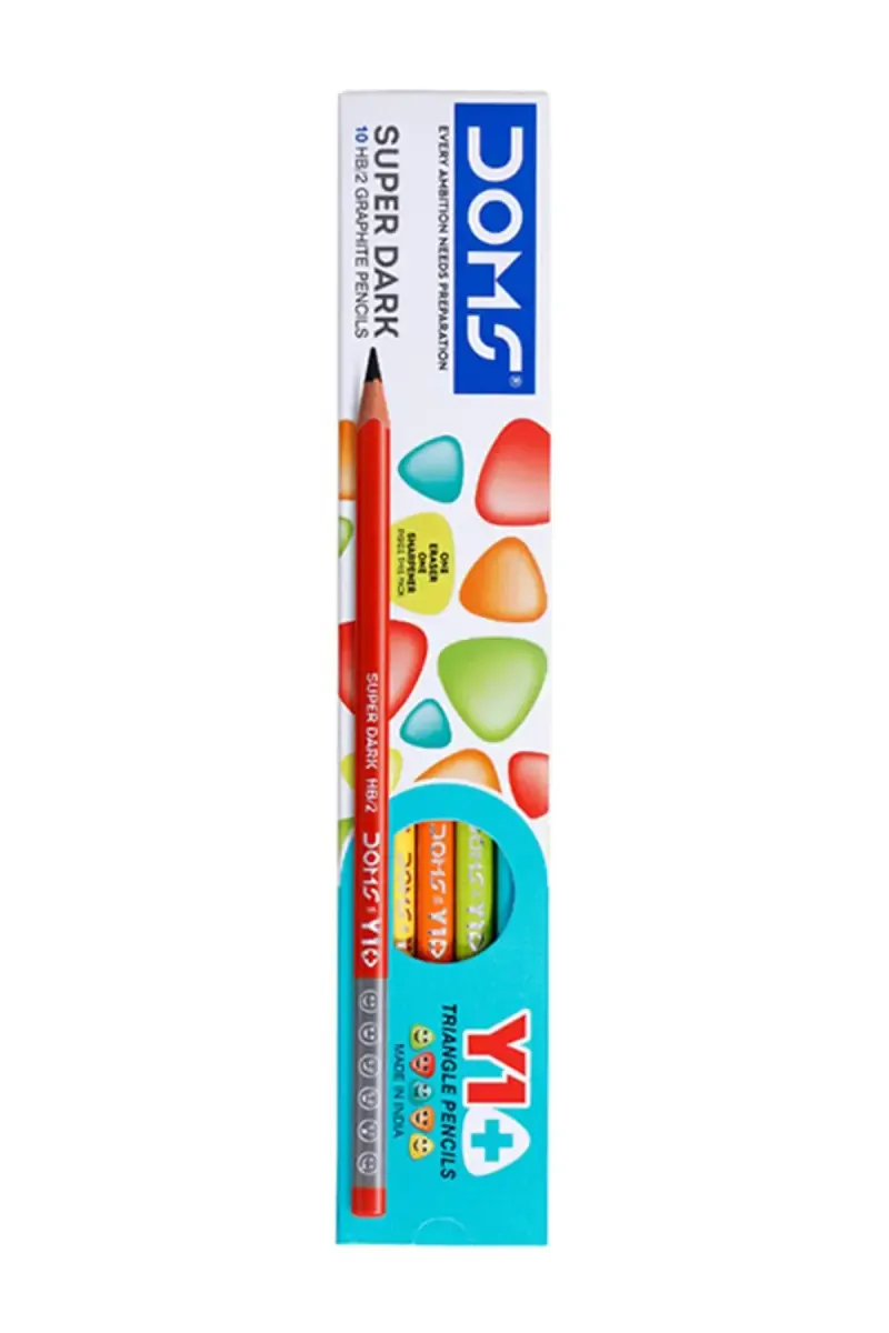 Doms Super Dark Y1 Pencil - Pack of 10 