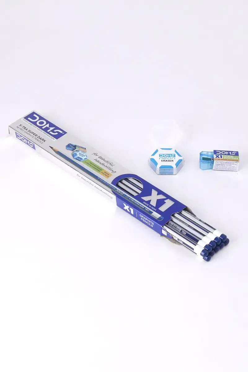 Doms X1 Extra Dark Pencils - Pack Of 10 