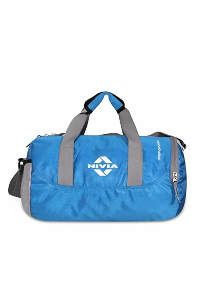 Nivia Beast Gym Bag (Sky Blue) - Large