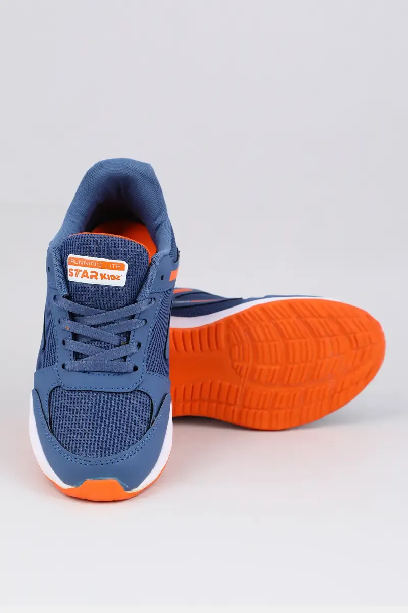 Mesh Lace-Up Sports Shoe for Boys