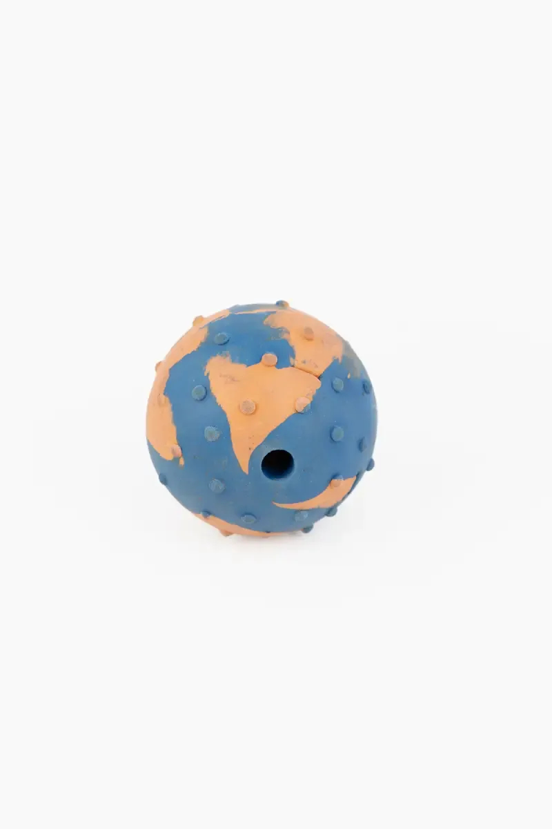 Canine Squeaky Ball Toy For Dogs & Cats - Small ( Color May Vary ) 