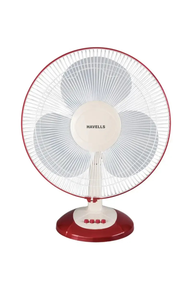 Havells Swing LX 400mm High Speed 3 Blade Table Fan (Cherry)
