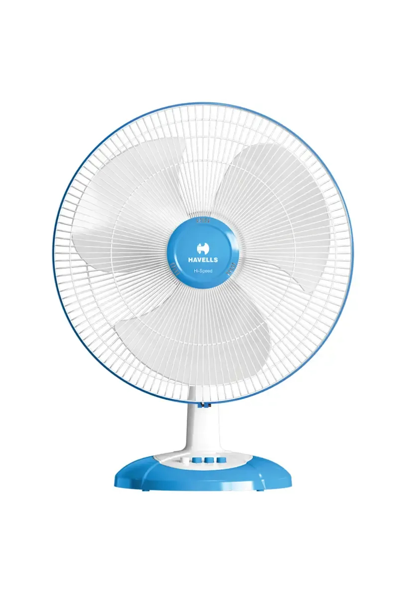 Havells Swing LX 400mm High Speed 3 Blade Table Fan (Cool Blue)