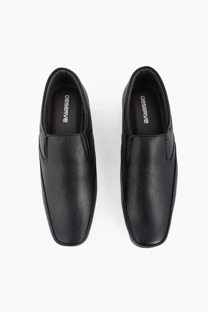 Solid Slip-on Formal Shoes for Men