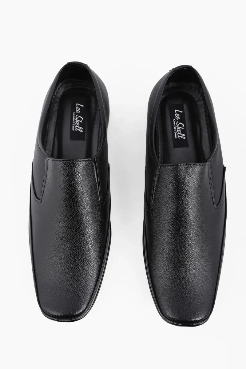 Solid Slip-On Formal Shoes for Men