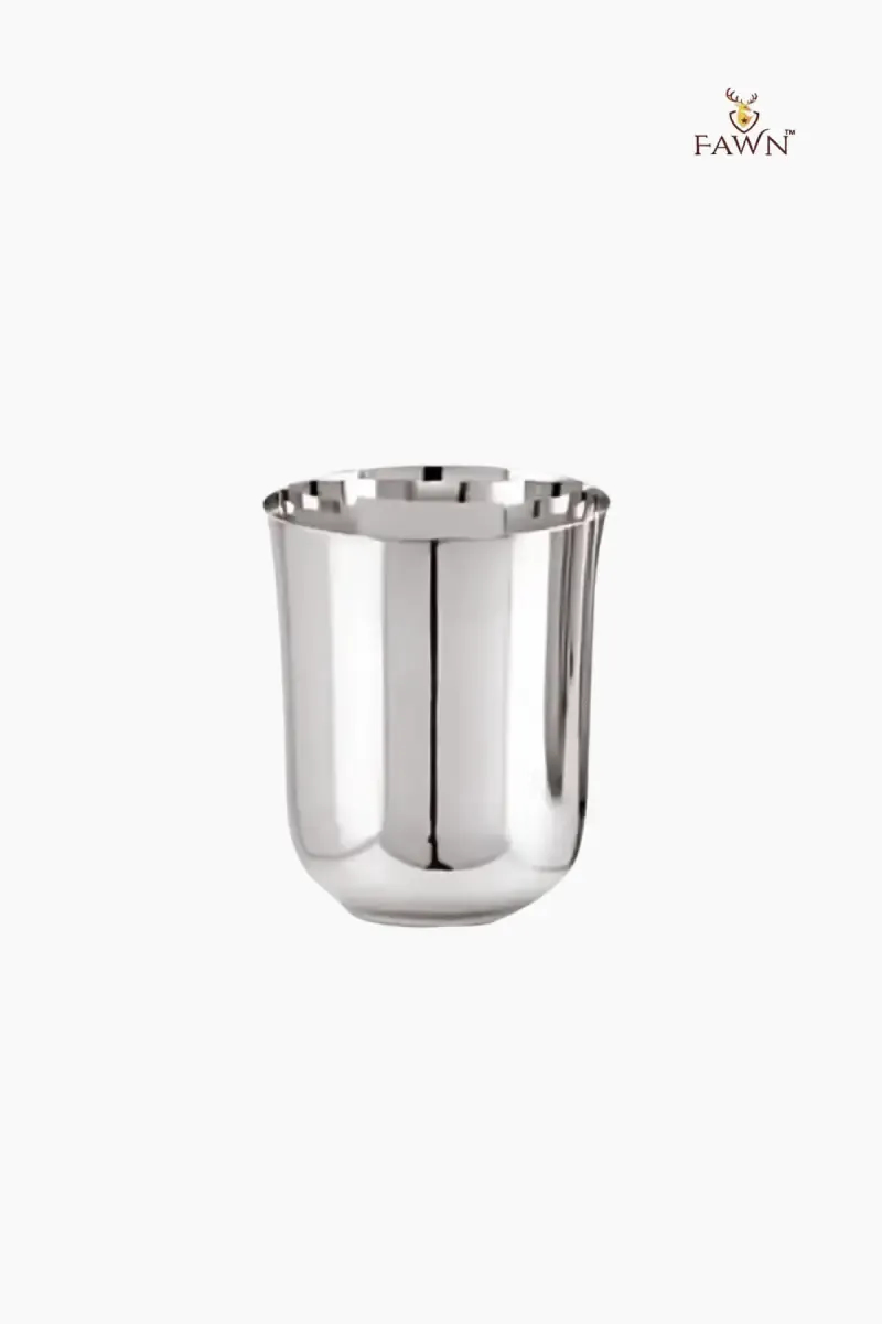 Fawn Stainless Steel Roflo Fancy Glass - 250ml 