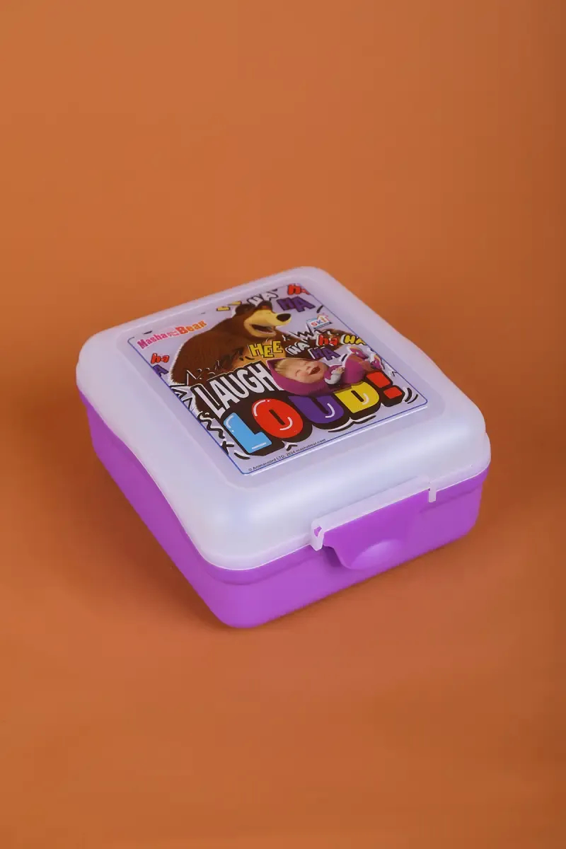 SKI Plastic Printed Lunch Box Set - 550ml