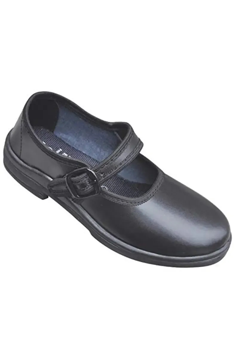 Girl's Buckle Closure School Shoes