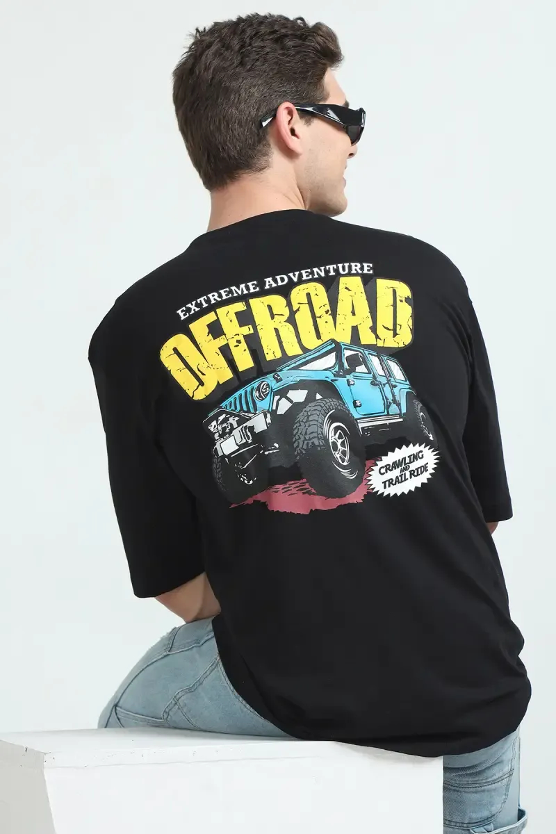 Cotton Puff Print Oversized Unisex T-shirt (Men & Women)