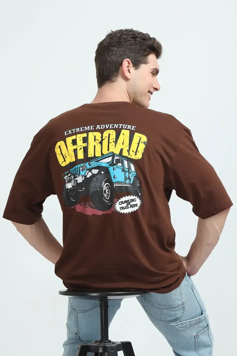 Cotton Puff Print Oversized Unisex T-shirt (Men & Women)