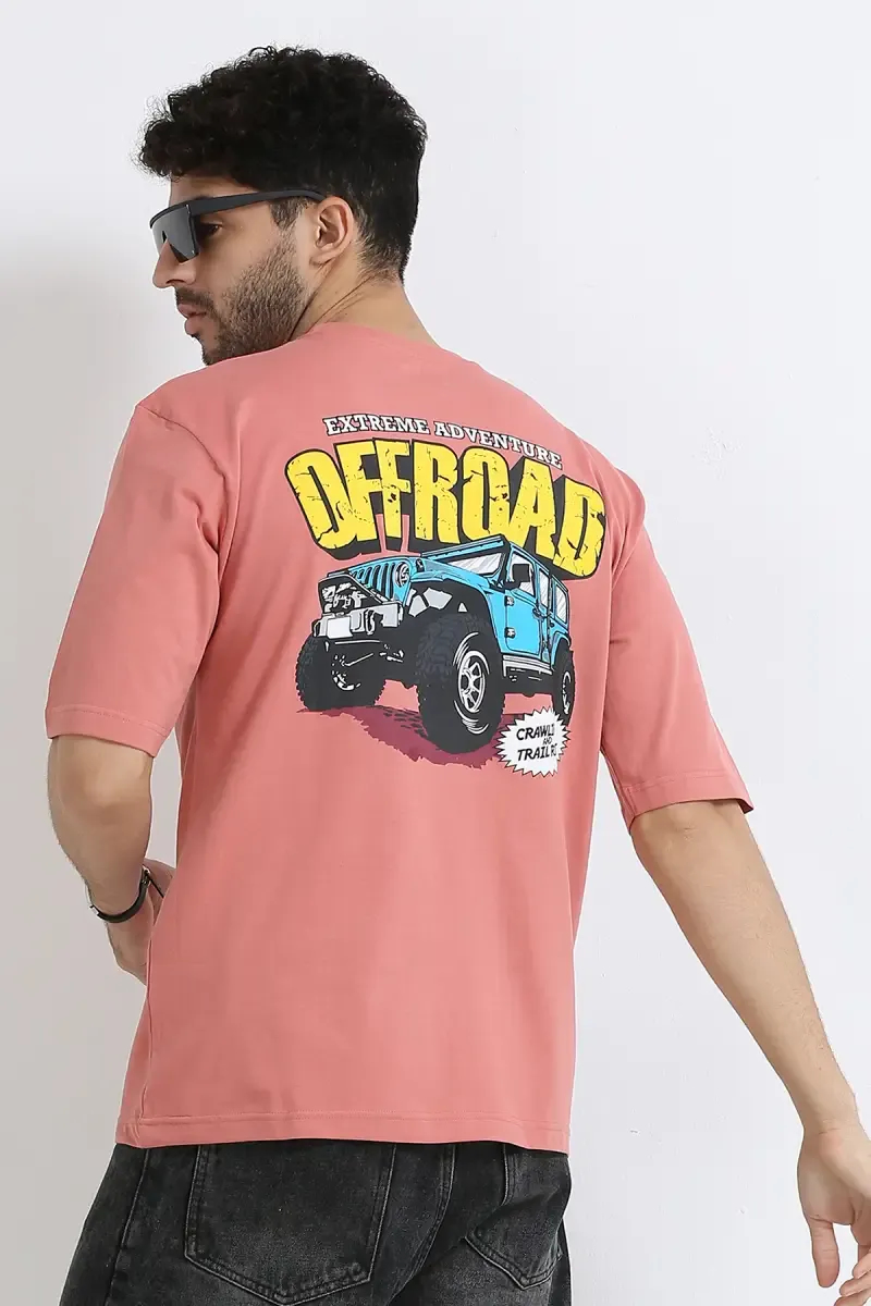 Cotton Puff Print Oversized Unisex T-shirt (Men & Women)