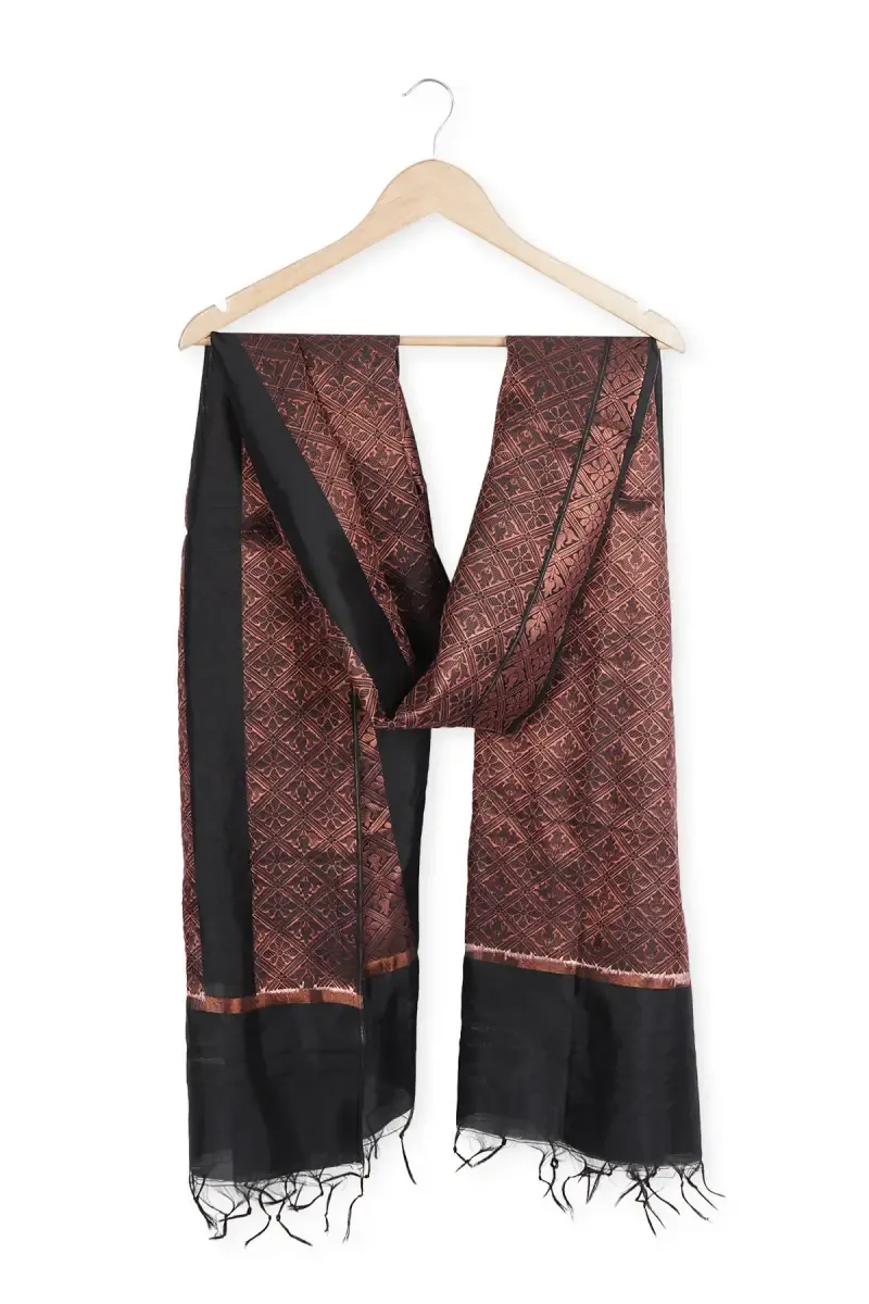 Silk Woven Design Dupatta for Women