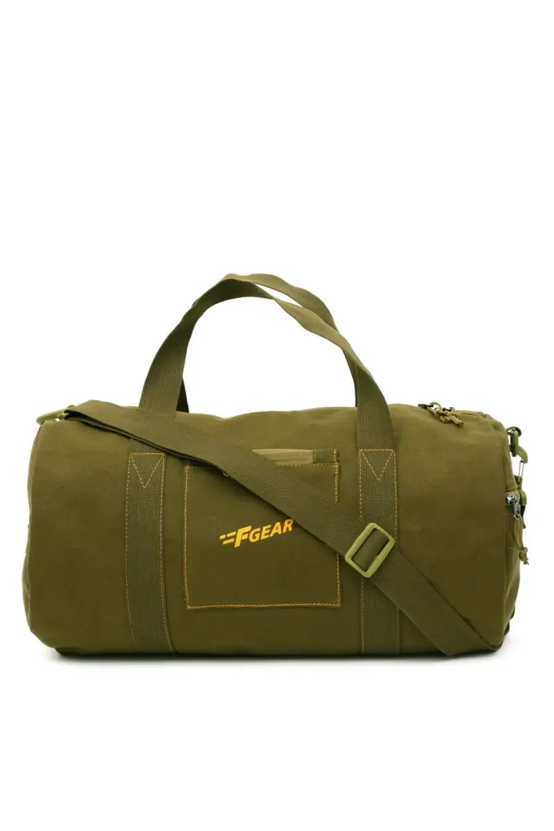 Army Canvas Olive Gym Bag for Unisex - 30L 