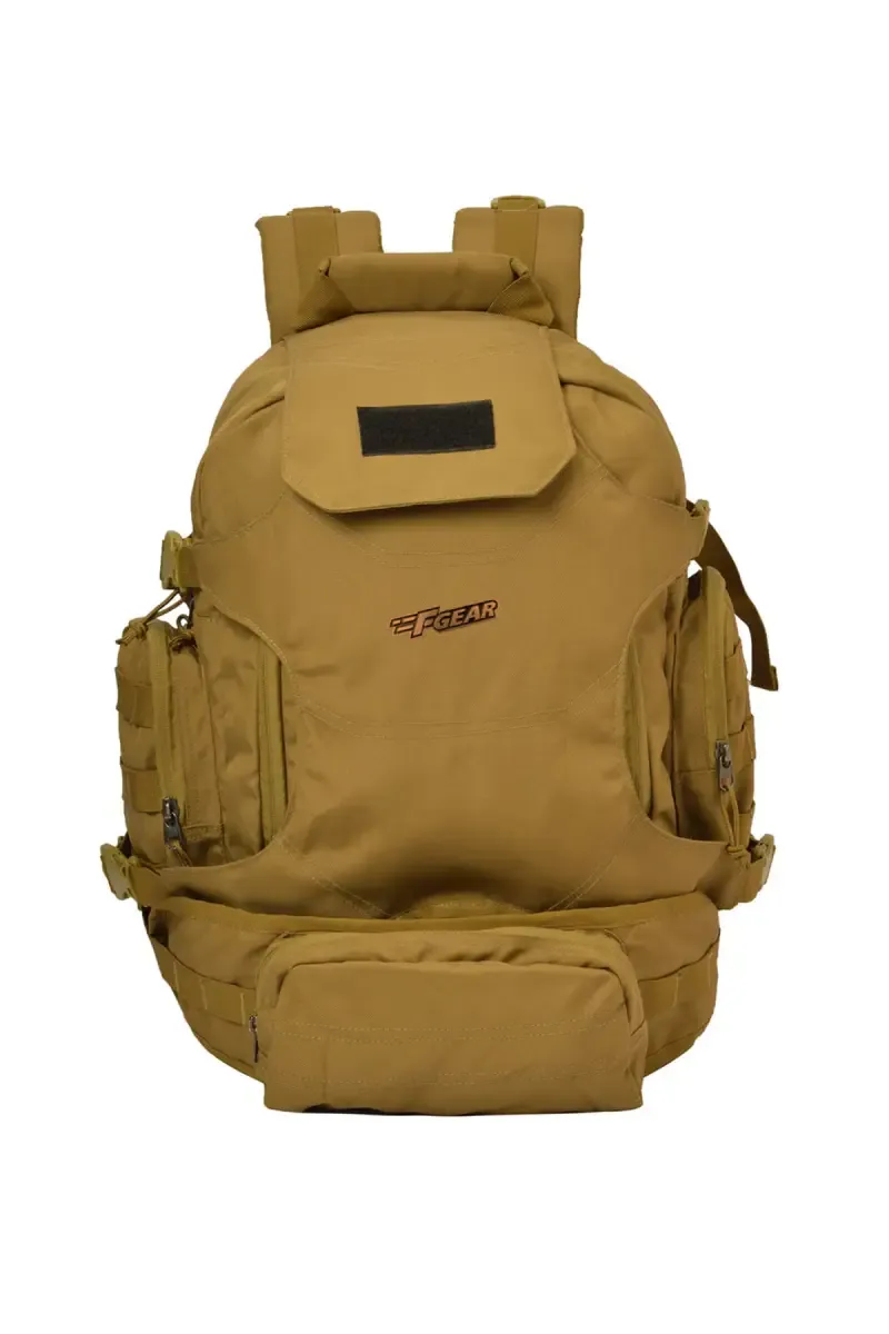Military Ambush Khaki Rucksack for Unisex - 32L