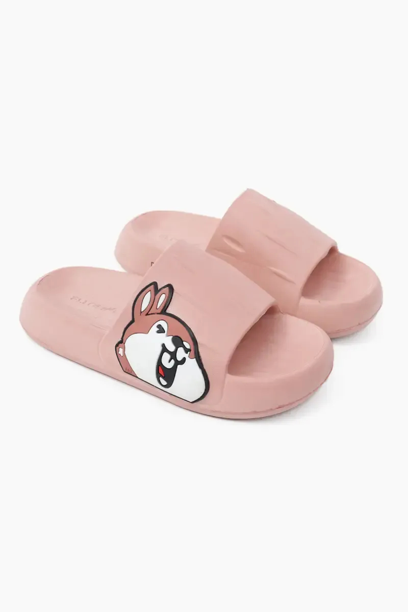 Cute Bunny-Themed Slip-On Slides for Kids