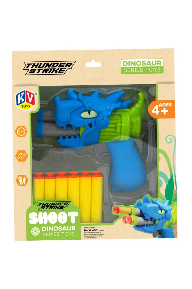 KV Impex Thunder Strike Shooting Gun Toy (Multicolor)
