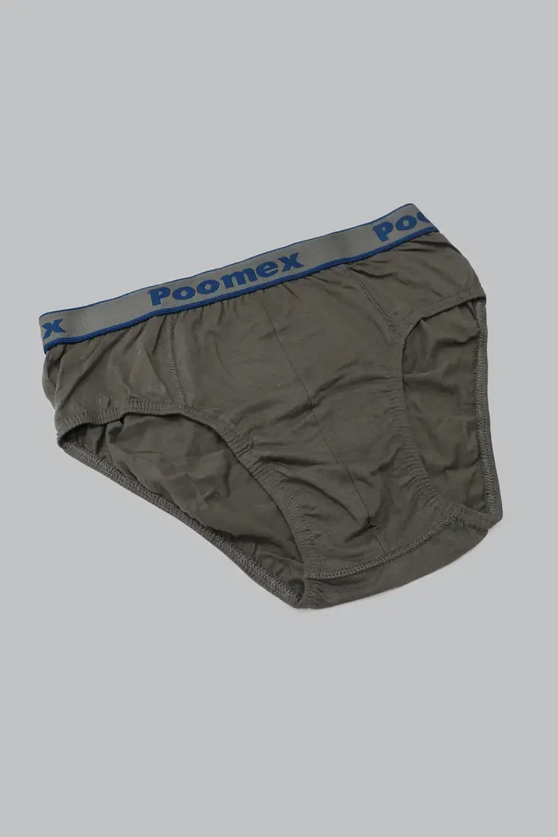 Men's Cotton Solid Briefs