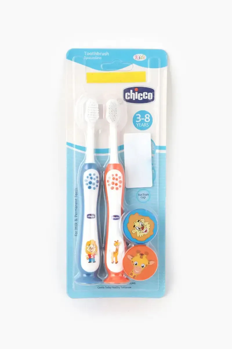 Chicco Oral Care Toothbrush For Kids - Pack of 2