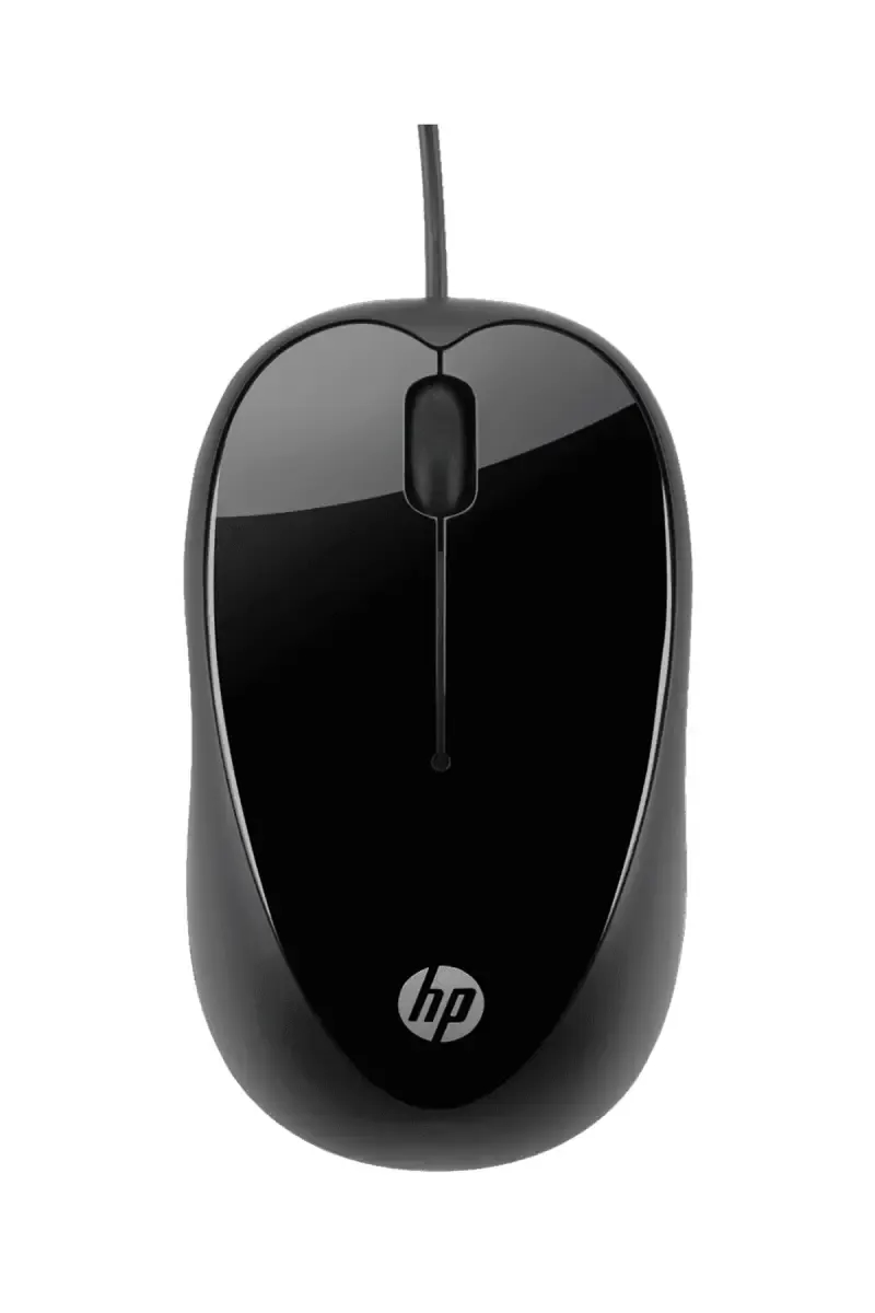 HP X1000 Wired Mouse with 1000 DPI, Optical Tracking, USB Connectivity (Black)