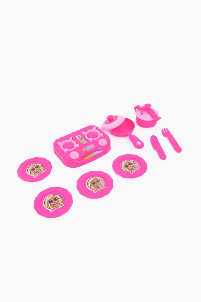 Kitchen Role Play Toy Set for Kids - Pink