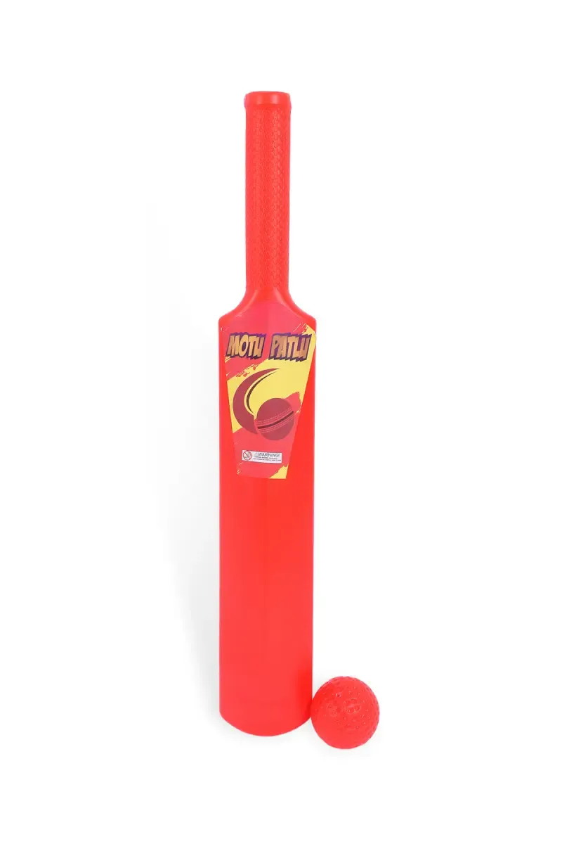 Kreative kids Cricket Bat & Ball Play Set For Kids (Red)