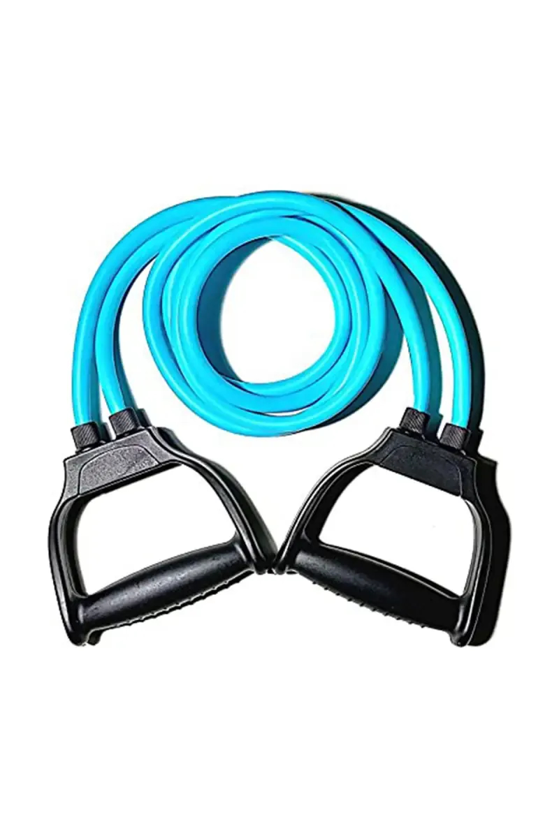 Heavy Duty Gymnastic Exercise Double Resistance Tube (Blue) -  Free Size