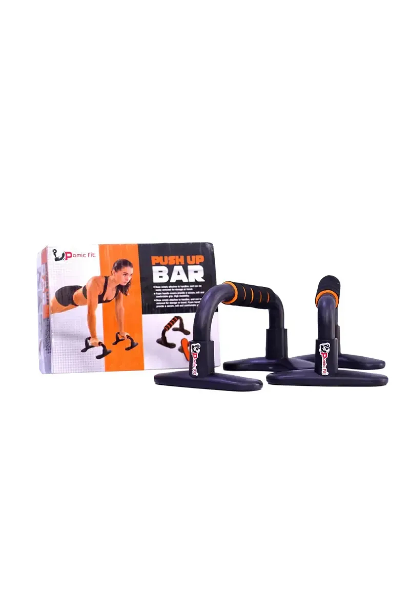 Portable Push Up Bars Orange - Set of 1 