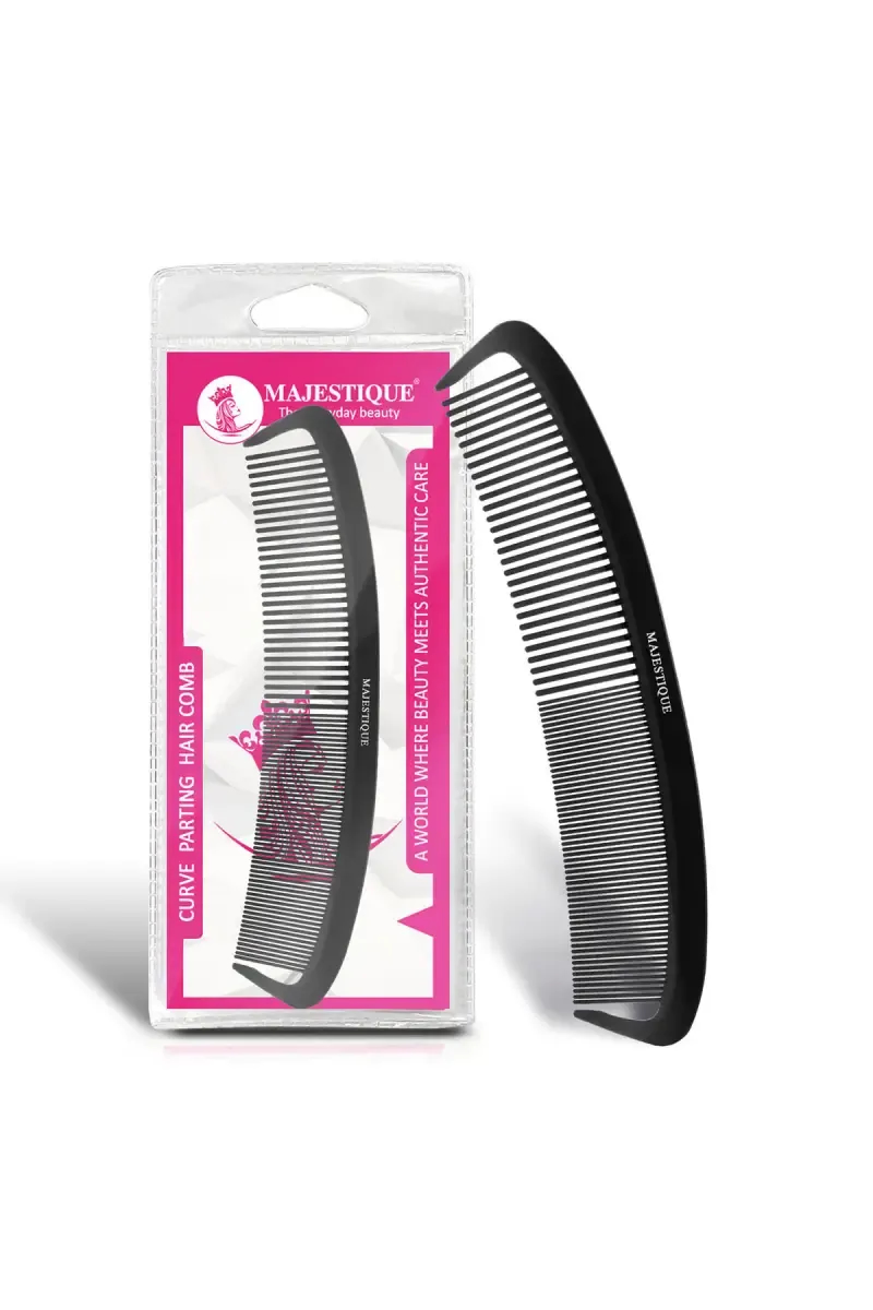 Majestique Extra Wide Tooth Hair Comb Black - (Pack of 1)