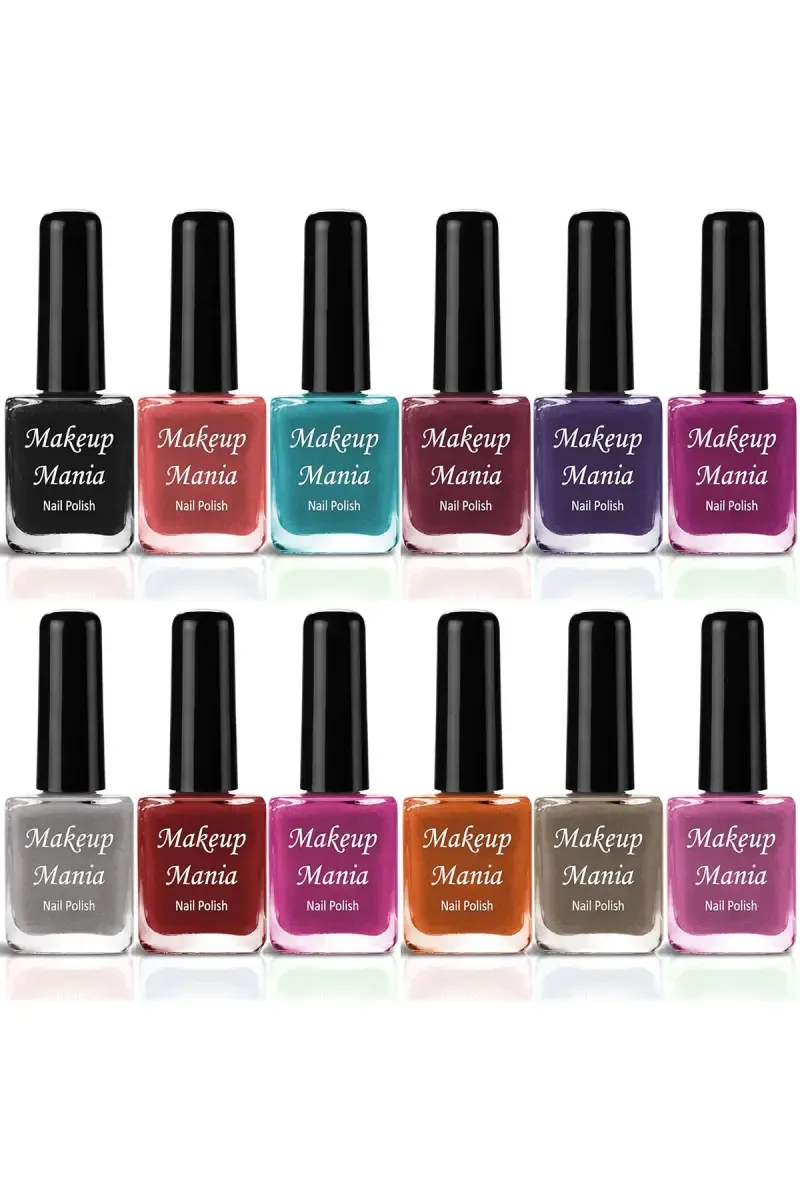 Makeup Mania Nail Polish Set- 12 Pcs X 6ml (Each)