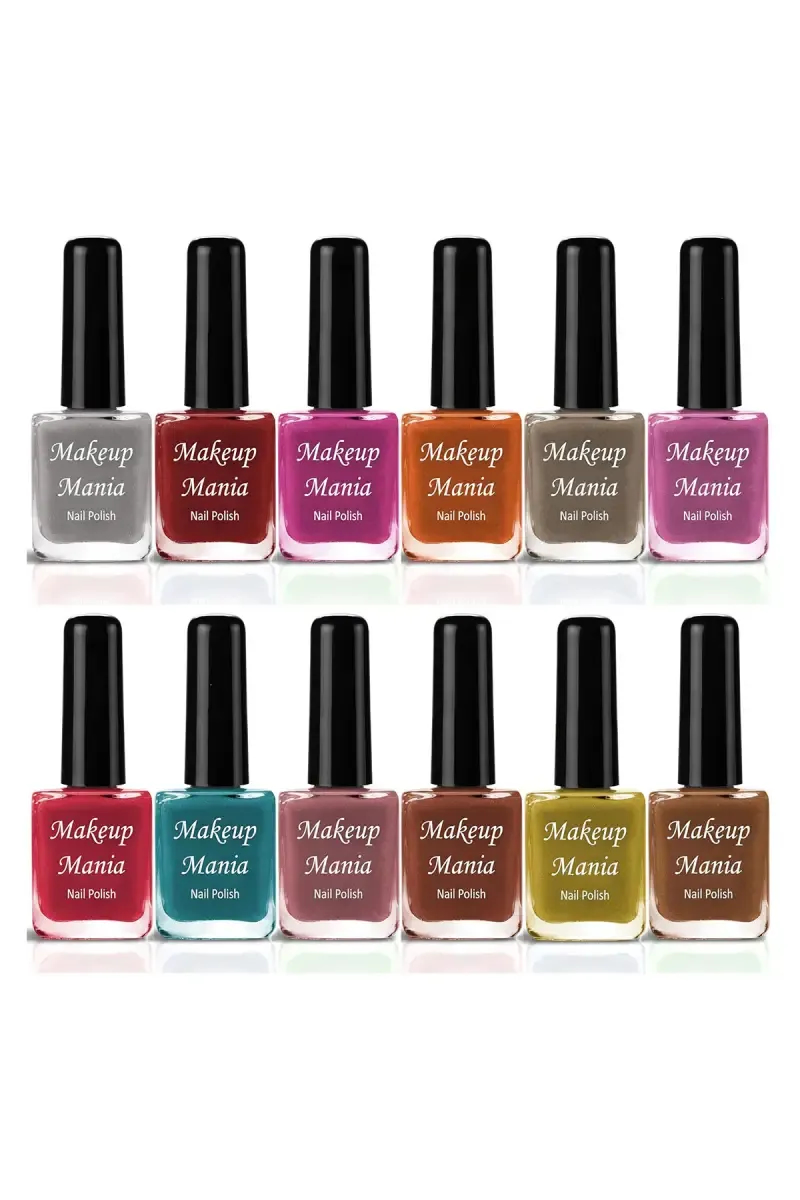 Makeup Mania Nail Polish Set- 12 Pcs X 6ml (Each)