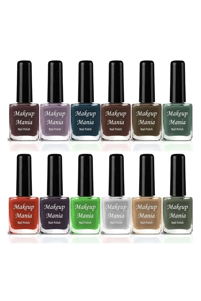Makeup Mania Nail Polish Set- 12 Pcs X 6ml (Each)