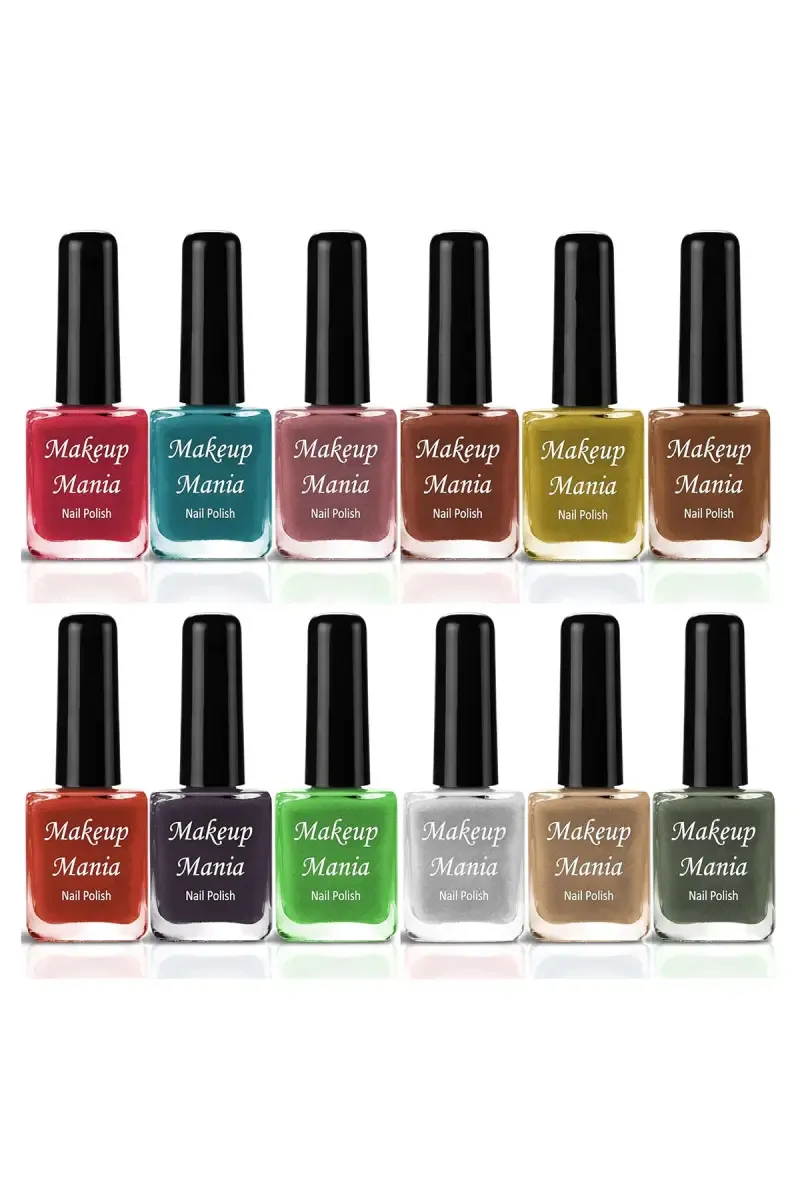 Makeup Mania Nail Polish Set- 12 Pcs X 6ml (Each)