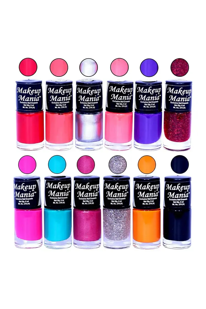 Makeup Mania Nail Polish Set- 12 X 6ml Each