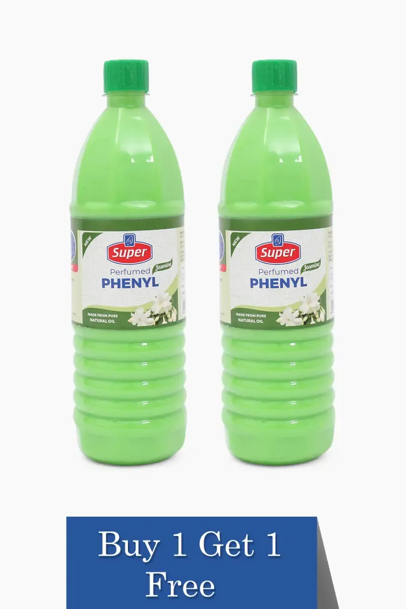 Jasmine Perfumed Phenyl , Super - Buy 1 Get 1 (1 Ltr Each)
