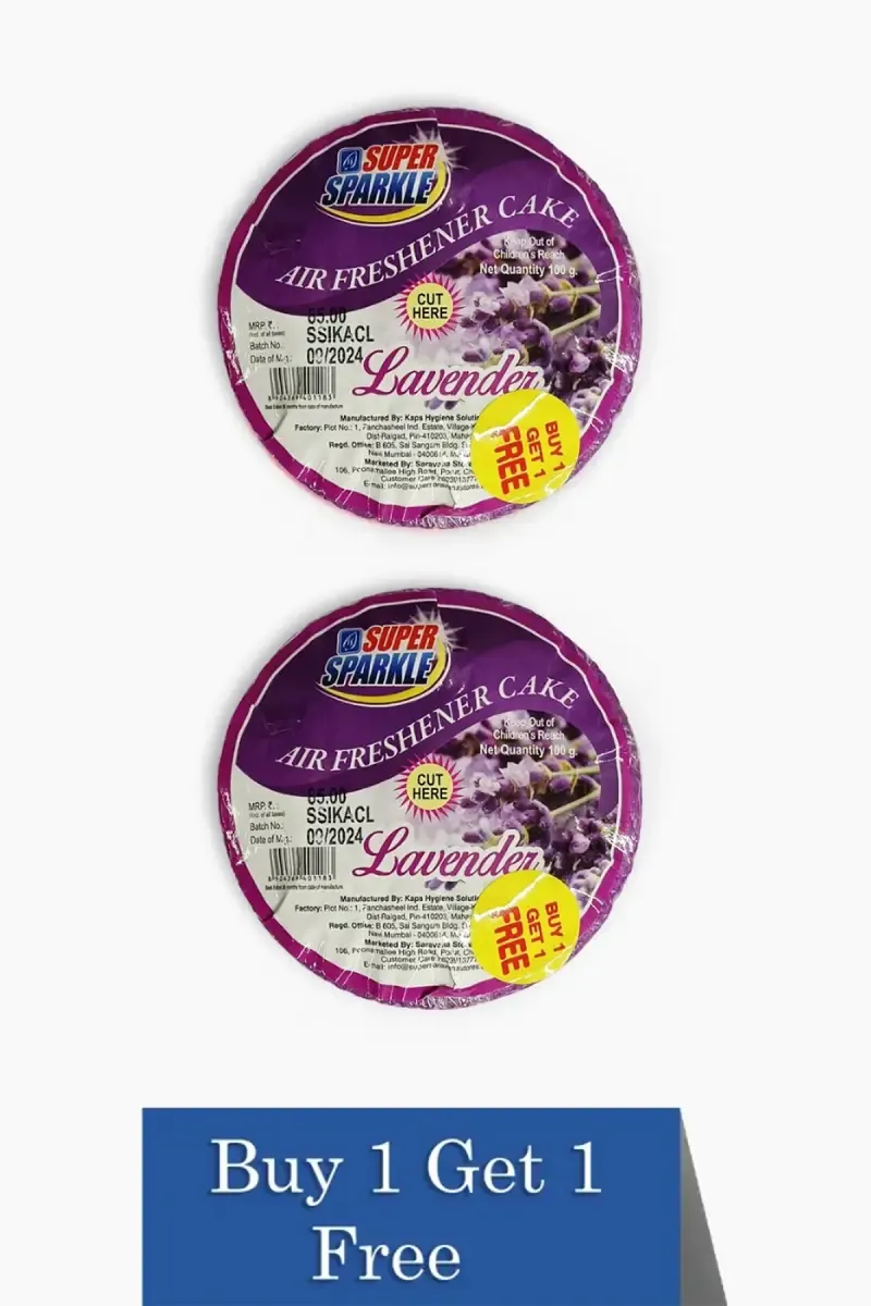 Lavender Air Freshener, Super Sparkle - Buy 1 Get 1 (100g Each)