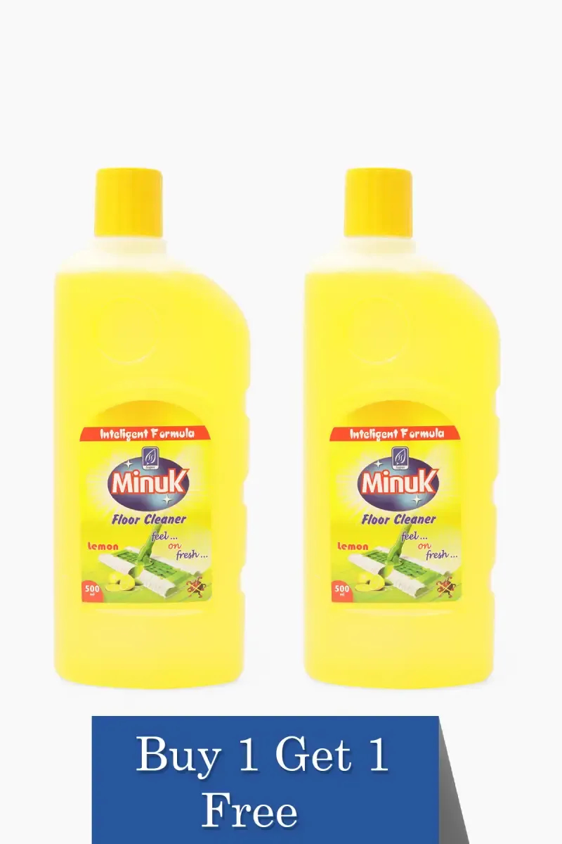 Lemon Floor Cleaner , Super Minuk - Buy 1 Get 1 (500ml Each)