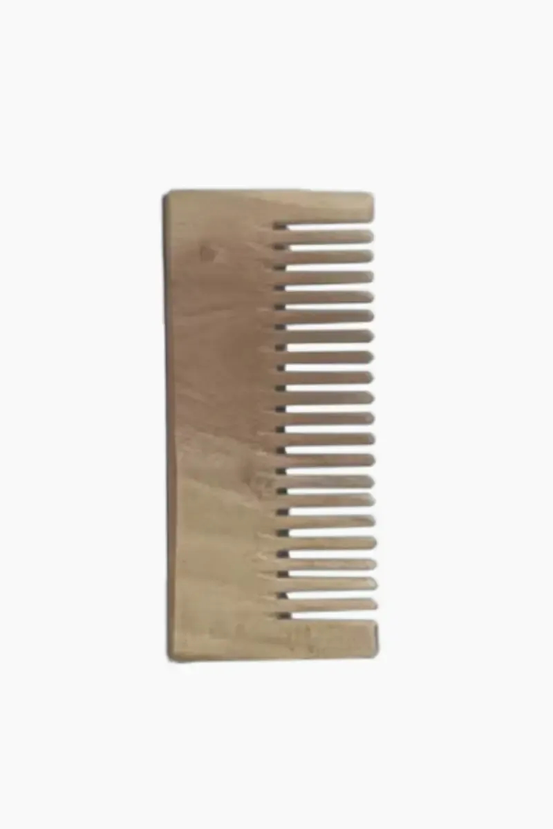 Neem Wooden Comb (Brown) - Pack of 1